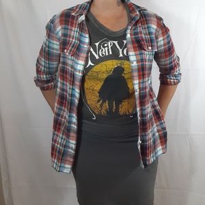 M A D E W E L L 🌺 Plaid Button Down